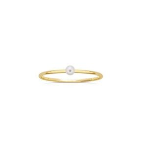 Mini Pearl and Gold Ring